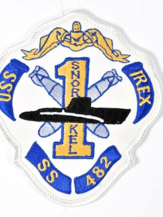 None Other - SS-482 USS Irex U.S. Navy WWII Era Tench Class Submarine Patch New Old Stock